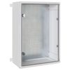 vidaXL Steuerungsschrank Grau 57 x 24,5 x 70 cm ABS Kunststoff