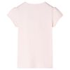 Kinder-T-Shirt Zartrosa 116