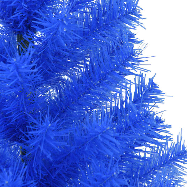vidaXL K&uuml;nstlicher Weihnachtsbaum mit St&auml;nder Blau 120 cm PVC