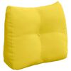vidaXL R&uuml;cken Kissen Helles Gelb 60 x 24 x 50 cm Stoff