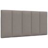 vidaXL Bettgestell ohne Matratze "Hanko" Taupe 100x200 cm Stoff