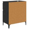 vidaXL Sideboard mit Schubladen Schwarz Eichen-Optik 60 x 35 x 70 cm