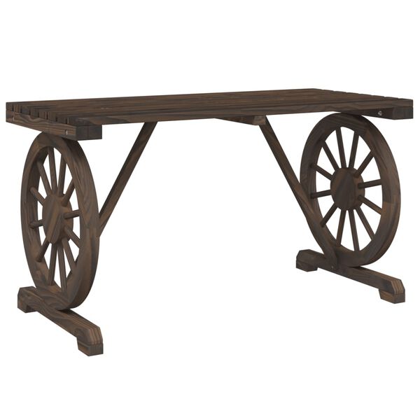 vidaXL 3-tlg. Garten-Essgruppe Massivholz Tanne