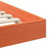 vidaXL Bettrahmen Wachsbraun 150 x 200 cm Massives Kiefernholz