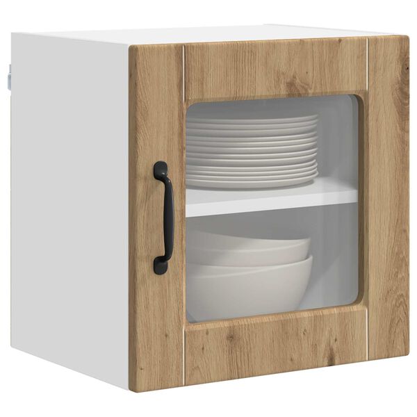 vidaXL K&uuml;chenschrank 2 pcs Artisan-Eiche 40 x 31 x 40 cm Holzwerkstoff