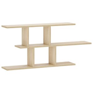 vidaXL Wandregal Sonoma-Eiche 100 x 17 x 45,5 cm Holzwerkstoff