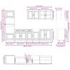 vidaXL 7-tlg. K&uuml;chenschrank-Set Porto Altholz-Optik Holzwerkstoff