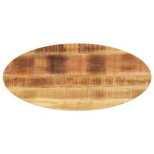 vidaXL Tischplatte 90x40x2,5 cm Oval Massivholz Mango