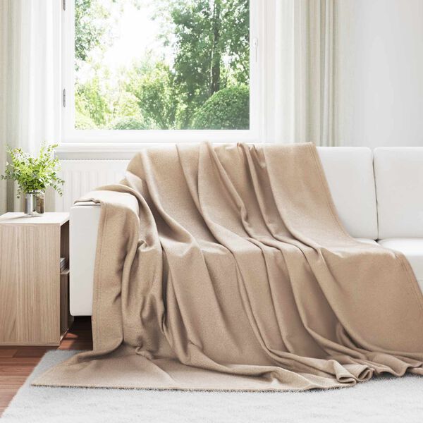 vidaXL Wohndecken 6 pcs Kamel 270 x 240 cm Fleece