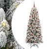 vidaXL K&uuml;nstlicher Weihnachtsbaum Wei&szlig; 180 cm