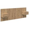 vidaXL Kopfteil mit Schrank 3 stk. Artisan-Eiche Holzwerkstoff