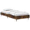 vidaXL Bettrahmen Ger&auml;ucherte Eiche 80 x 200 cm Holzwerkstoff