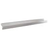 vidaXL Raseneinfassung 10 pcs 100 x 10 x 8 cm Stahl Silber
