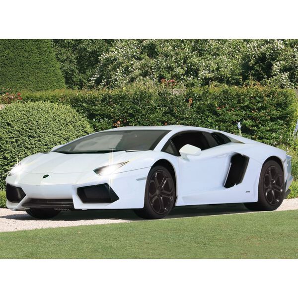 JAMARA Ferngesteuerter Rennwagen Lamborghini Aventador 1:14 Wei&szlig;