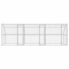 vidaXL Hundek&auml;fig 3 pcs Silber 6 x 2 x 2 m Verzinkter Stahl