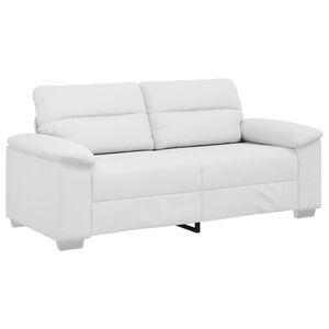 vidaXL 2-Sitzer-Sofa Wei&szlig; 180x81x84 cm Kunstleder