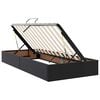 vidaXL Aufbewahrungsbett mit Matratze Schwarz 200 x 200 cm Kunstleder