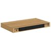 vidaXL Wandregal Wandmontiert Braun 40 x 23,5 x 4 cm Holzwerkstoff