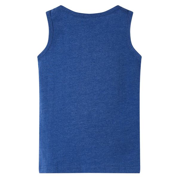 Kinder-Tanktop Dunkelblau Melange 140