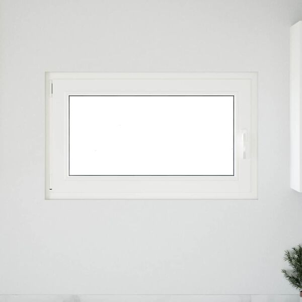 vidaXL Kellerfenster "RISOR" 100x60 cm Drehkipp DIN Links Anthrazit