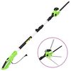 vidaXL 2-in-1 Teleskopstangen-Kettensäge/Heckenschere 25/41 cm 710/550W