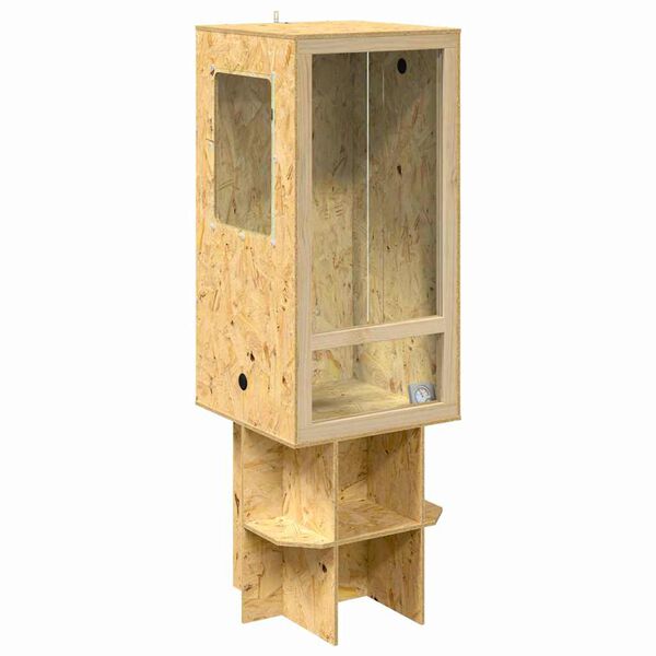 vidaXL Terrarium Braun 50 x 50 x 130 cm OSB