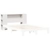 vidaXL Kopfteil mit Stauraum Wei&szlig; 150 cm Massivholz Kiefer