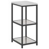 vidaXL K&uuml;chenregal HATTEM Silber 40 x 50 x 92 cm Stahl