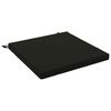 vidaXL Sitzkissen SOEST 100 % Polyester Schwarz 70 x 70 x 5 cm