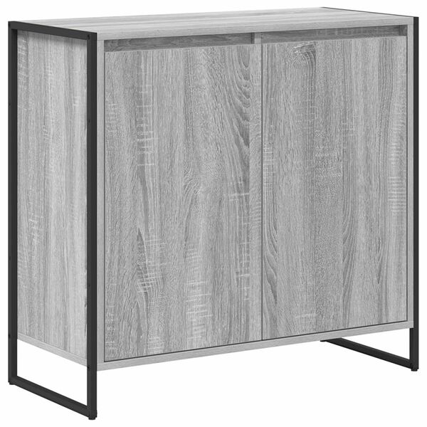 vidaXL Seitenschrank Graues Sonoma 79 x 36 x 75 cm Holzwerkstoff