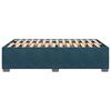 vidaXL Bettgestell Blau 120x190 cm Samt