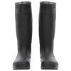 vidaXL Gummistiefel Schwarz Größe 39 PVC