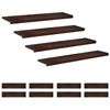 vidaXL Treppenstufen 12 stk. 120 x 25 x 2 cm Dunkelbraun