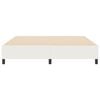 vidaXL Plattformbettgestell Creme 180 x 200 cm Stoff