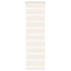 vidaXL Doppelrollo Marmorbeige 40x100 cm Stoffbreite 35,9 cm Polyester