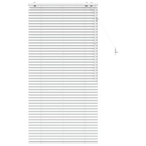vidaXL Venezianische Jalousie Wei&szlig; 75 x 160 cm 35 mm
