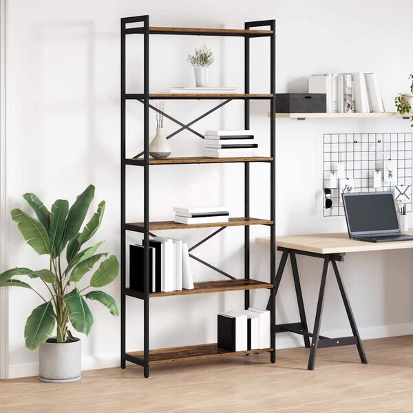 vidaXL B&uuml;cherregal Altholz 40 x 30 x 85 cm Holzwerkstoff
