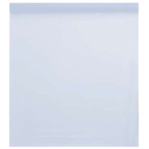 vidaXL Fensterfolie Statisch Matt Wei&szlig; 45x500 cm PVC