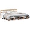 vidaXL Massivholzbett ohne Matratze 200x200 cm Kiefer
