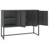 vidaXL Sideboard Anthrazit 105x35x75 cm Stahl