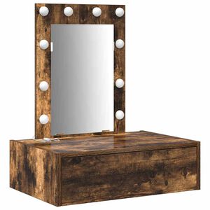 vidaXL Schminktisch mit Schubladen Braun 60 x 40 x 70 cm Holzwerkstoff