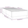 vidaXL Boxspringbettgestell Hellgrau 90x190 cm Stoff