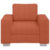 vidaXL Sessel Rot Orange 100x77x82 cm Cordstoff