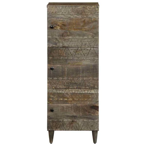 vidaXL Highboard 40x33x110 cm Massivholz Mango
