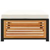 vidaXL Gartenhocker mit Kissen 68x68x30 cm Massivholz Akazie