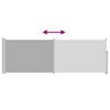 vidaXL Ausziehbare Seitenmarkise 100x300 cm Grau