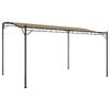 vidaXL Markise Taupe 4x3 m 180 g/m&sup2; Stoff und Stahl