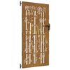 vidaXL Gartentor 85x175 cm Cortenstahl Bambus-Design