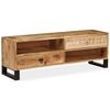 vidaXL TV-Schrank Massivholz Mango 120x30x40 cm