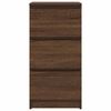 vidaXL Sideboard Braun Eichen-Optik 37,5x35x76 cm Holzwerkstoff